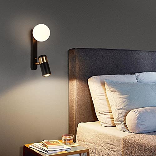 Applique murale moderne LED en verre opalin ambiance chaleureuse - 3