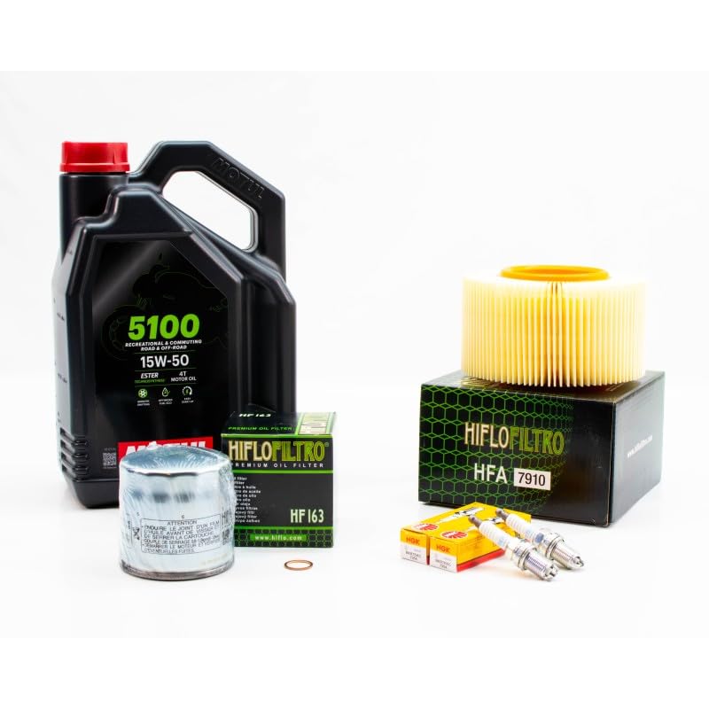 Kit Révision Filtres Bougies pour BMW R 1150 GS de 2000 à 2003 - MTL 5100 15W50 4L
