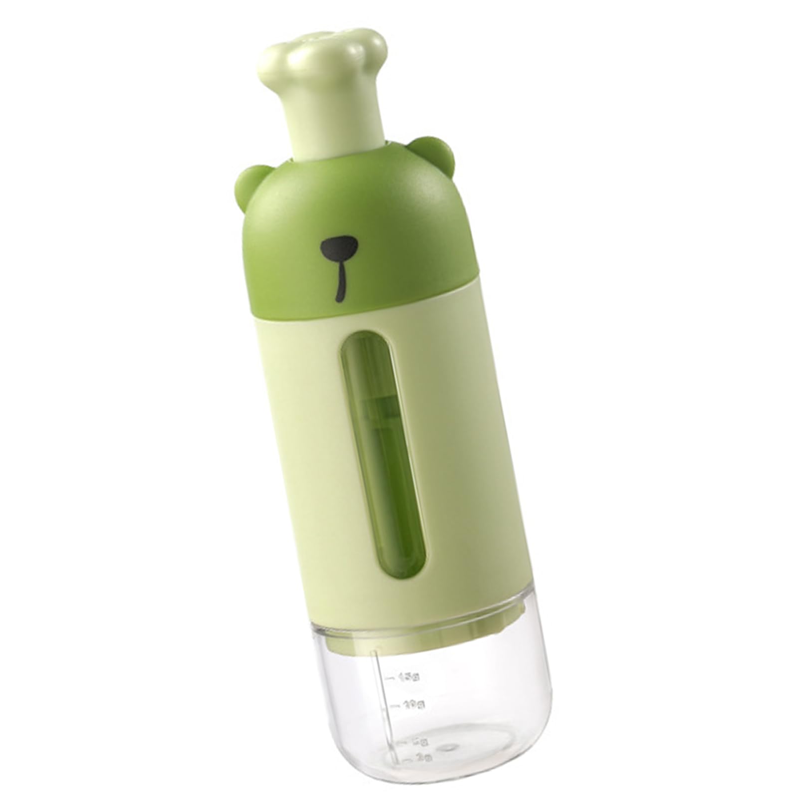 NVOQILIN Condiment Dispenser Portioning Sealed Storage Container Space Efficient Kitchen Essential for Baking Supplies Measurement Condiment Jar