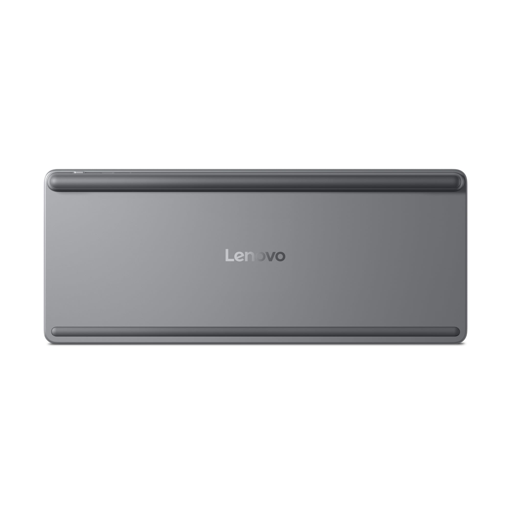 Lenovo Bezprzewodowa klawiatura wielozadaniowa (Android, Windows, iPadOS - Bluetooth, USB-C, 12 klawiszy funkcyjnych) QWERTY hiszpański - kolor księżycowy szary