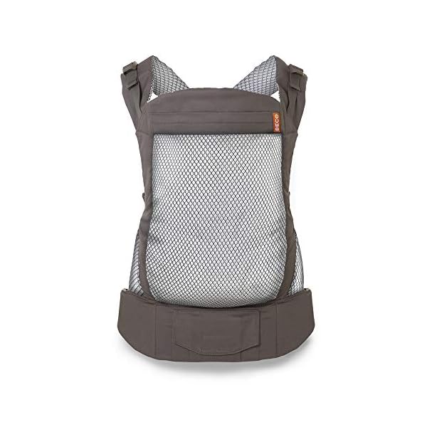Beco Kleinkind-Tragetasche mit extra breitem Sitz, 100% Baumwolle, Kleinkind-Tragetasche und Front-Carry, leichte und…