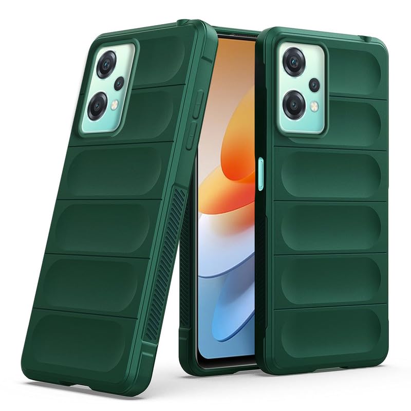 Image of Mr. Case Silicone Back Cover Case for OnePlus Nord CE 2 Lite 5G | Comfort Grip Soft Touch Matte TPU | - Green