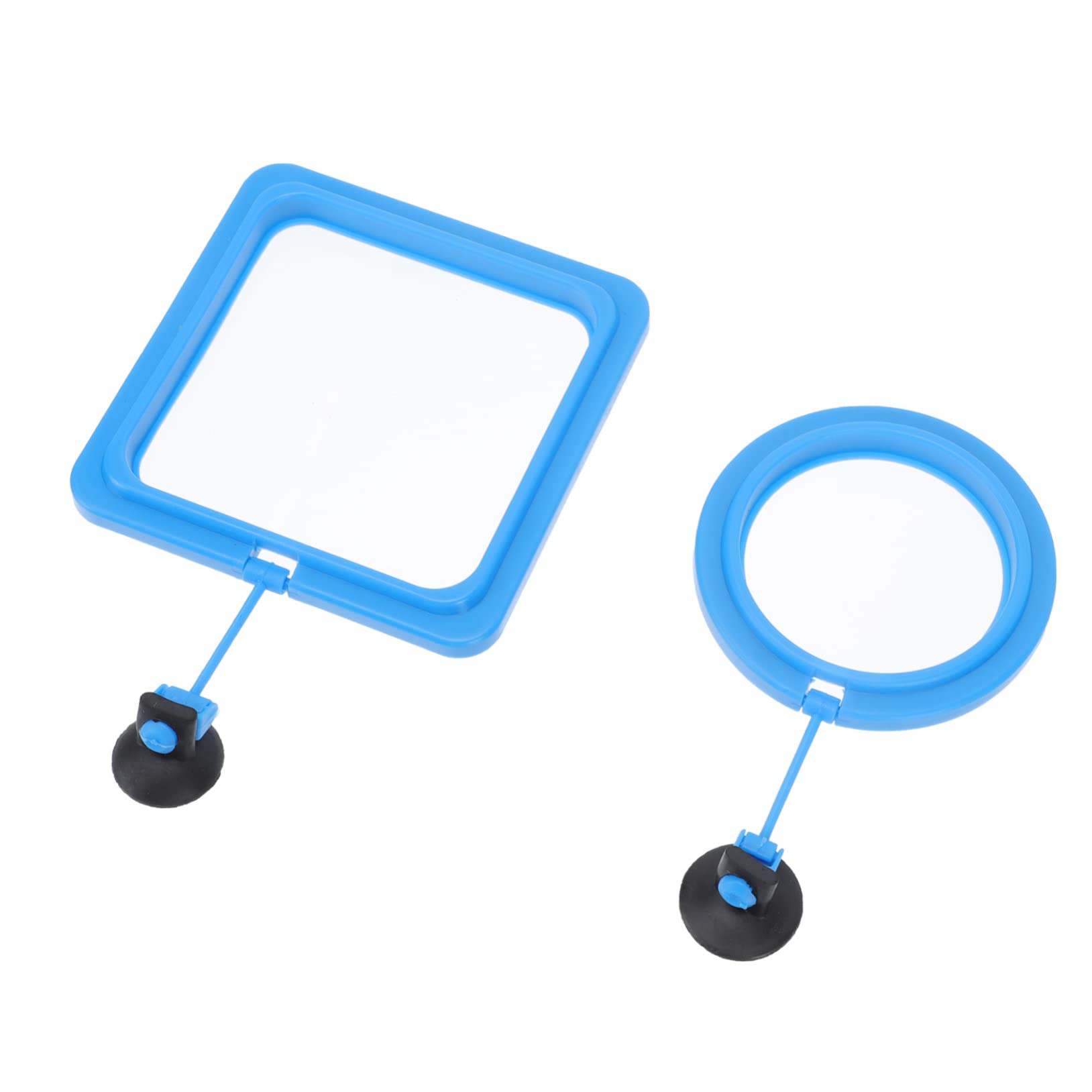 HANABASS 2pcs Automatic Fish Feeder Ring Floating Fish Tank Feeding Ring for Flake Foods