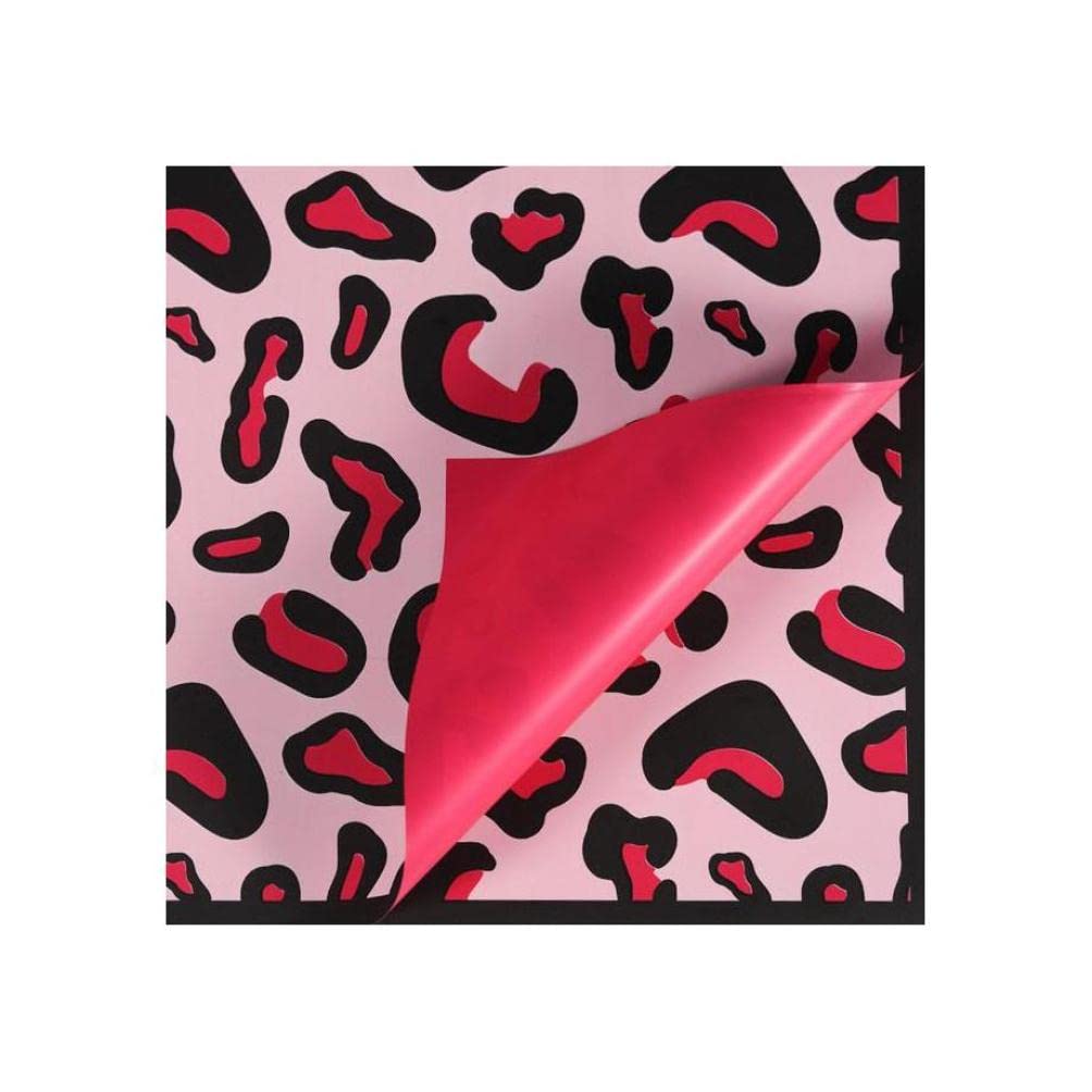 Weihnachts-Geschenkpapier 58 * 58 cm 20 stücke Blumen Geschenkpapier Rose Paket Papier Blumenstrauß Material Blumenverpackungsmaterialien Wiederverwendbar