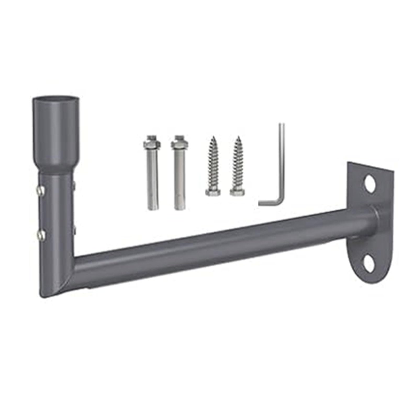 Generic Support Mural Long Satellite sécurisé en Acier Inoxydable pour Kit Internet V2, Installation Facile pour Différents Types de Murs, adapté aux Murs en Bois/brique/béton