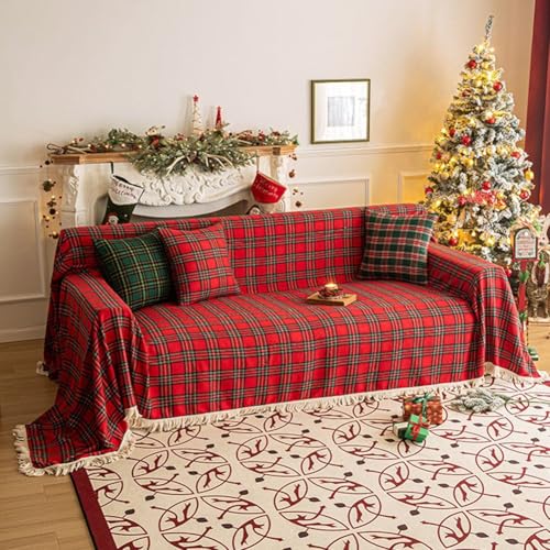 Housse de canapé anti-taches 180x230 protège votre salon des animaux pendant les fêtes de Noël - 6