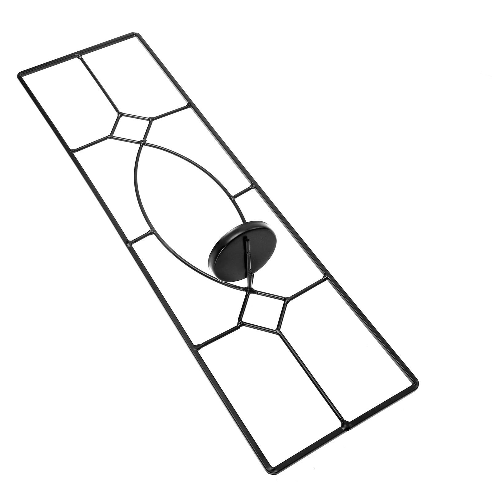 Candelabro de pared POPETPOP en hierro negro para crear un ambiente acogedor en tu salón 1