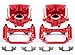 Power Stop S5030 Rear Pair of High-Temp Red Powder Coated Calipers for Cadillac Escalade Chevy Avalanche Silverado 1500 Suburban 1500 Tahoe Sierra 1500 Yukon XL 1500 Yukon Denali