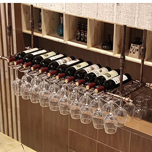 Casiers à vin vintage suspendus pour libérer de l'espace de table - 7