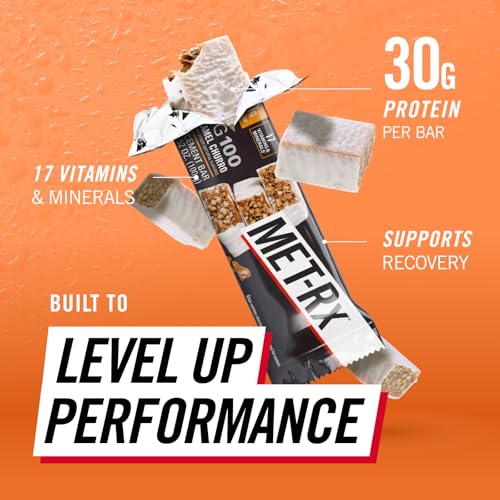 Image of MET-Rx Big 100 Protein Bars, Vanilla Caramel Churro, 30g Protein, 9 Ct