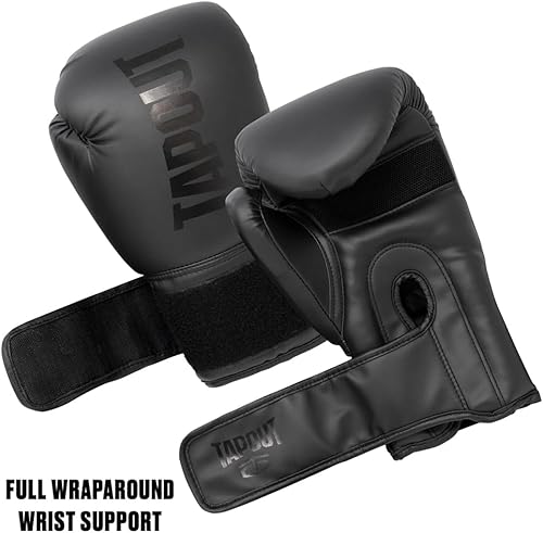 Miniatura 2 de TAPOUT Guantes de boxeo con palma de malla transpirable para hombres y mujeres en entrenamiento, Muay Thai, Kickboxing, Sparring y MMA
