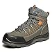Produktbild KTDYG Arbeitsschuhe Winter Herren Damen Sicherheitsschuhe S3 Leicht Warm Gefüttert Stahlkappe Schutzschuhe Sicherheitsstiefel, Farbe Gruen, Size 37