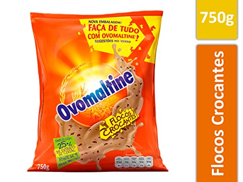 Kit 12 Ovomaltine Flocos Crocantes Achocolatado 750g