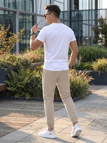 Image of ANNI Designer Men Cargo Pants Cotton Solid | Cargo Pants for Men | Mens Cargo Trouser | Multi Pocket Cargo Pant Regular Fit | Casual Stylish Bottom Wear for Mens Comfortable Clothing