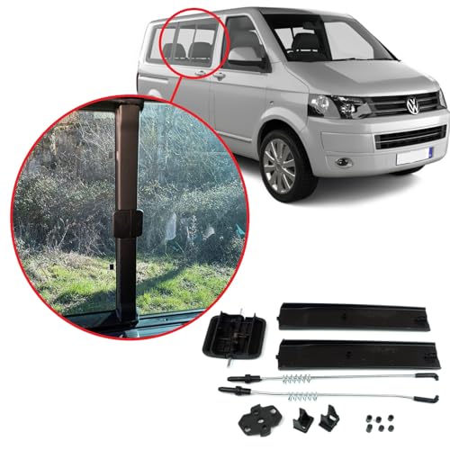 Twowinds Reparatursatz Schiebe-Seitenfenster, links oder rechts, Fenstergriff Kompatibel mit VW T5 Transporter Caravelle Multivan (2003-2015) T6 (ab 2015) 7H0847781B