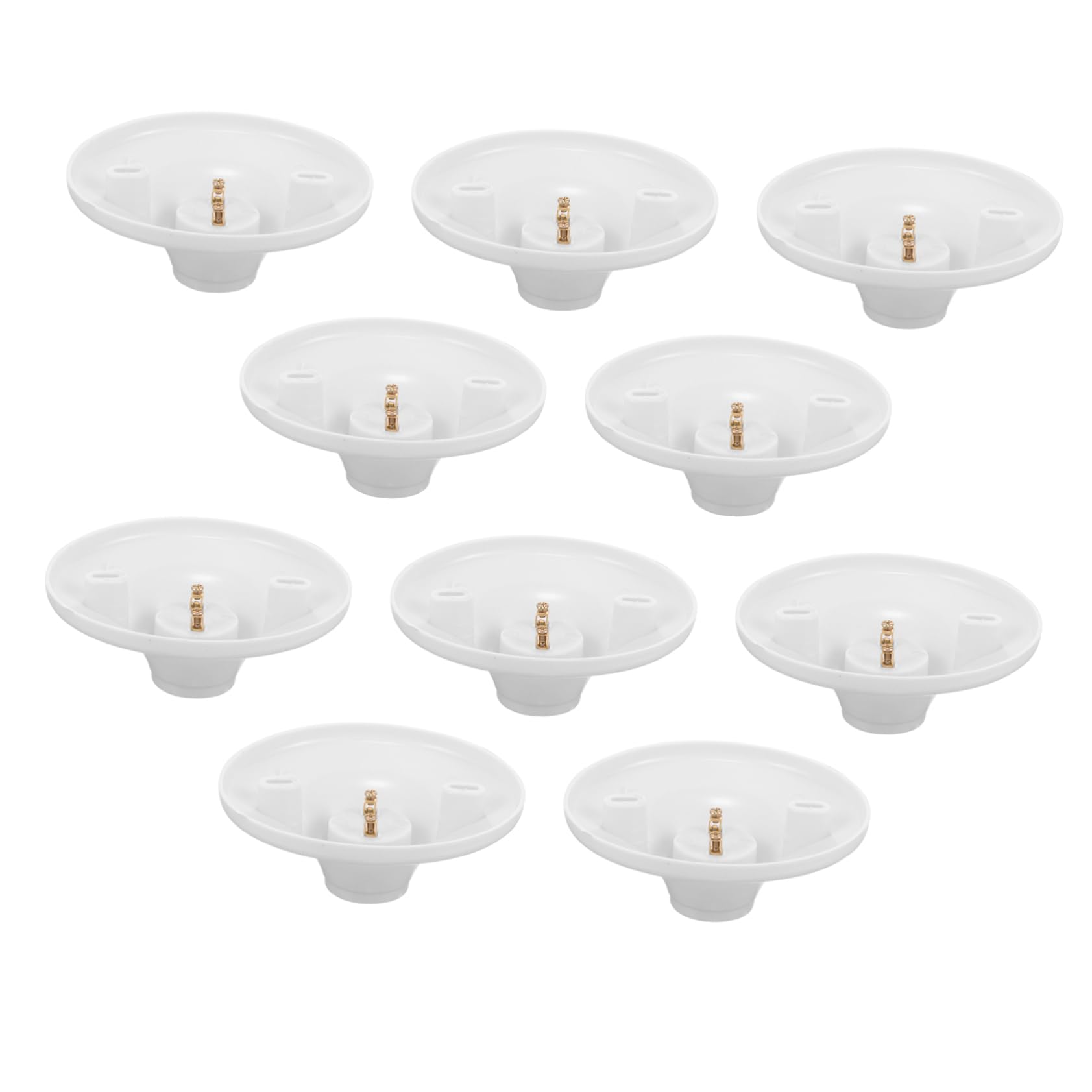 Homoyoyo 2 Sätze Teiliges Lampenfassung Flache Bauform Einfache Installation Langlebiger Kunststoff Kompatibel Mit Schraubglühbirnen Vielseitiger Lampensockel Für 10 Stück * 2