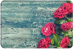 16x24 Inch Wooden Bath Mat for Bathroom Floor