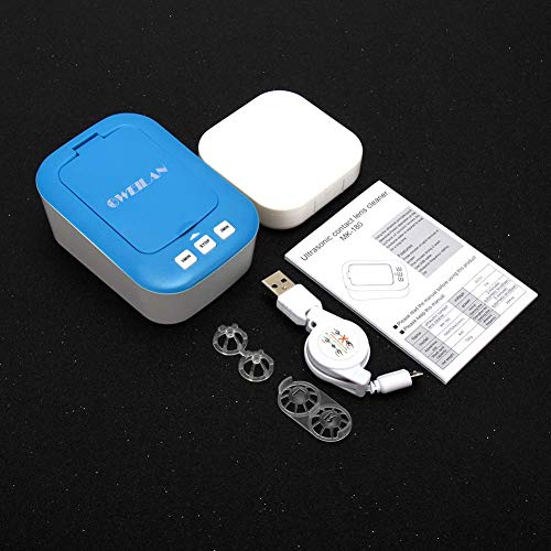 image for OWEILAN Contact Lens Cleaner Machine,Mini Portable Ultrasonic Contact 