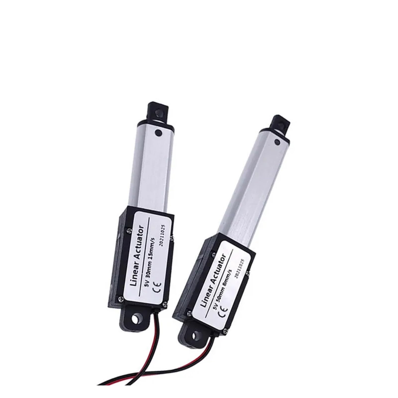 Elektryczny siłownik liniowy DC5V 30mm/50mm skoku siłownik liniowy silnik 15N/25N/35N sterownik silnika liniowego perfection(5V-30mm-15N 15mm s)