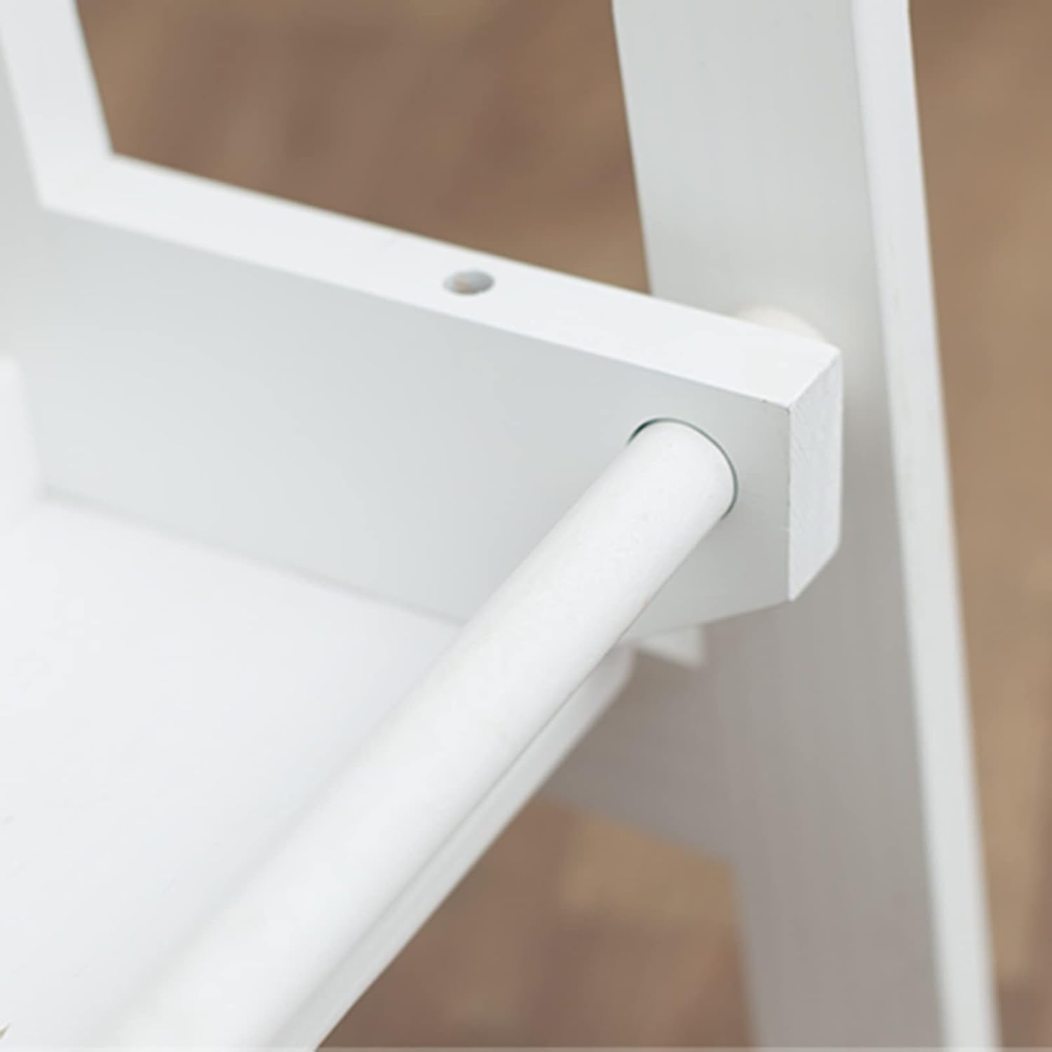 3 Tiered Step Stools Staircase Stool Household Solid Wood Folding Ladder Stool Multi-Functional Combination Step Stool Stepladder for Bedroom Closet