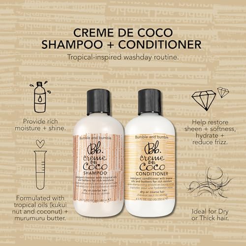 Bumble and bumble. Creme De Coco Coconut Conditioner | For Rich Moisture | Anti Frizz + Hydrating | Curly, Wavy, Straight - Image 4