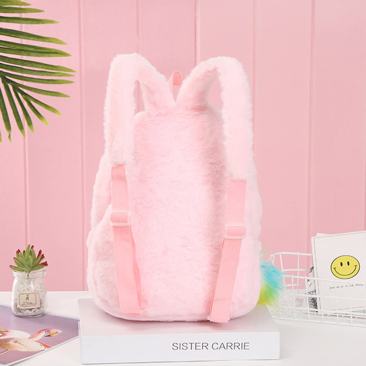 SHERCHPRY 3pièces à Pour Garçon Fille Peluche Licorne Créatif Rose Pour Rangement Sorties
