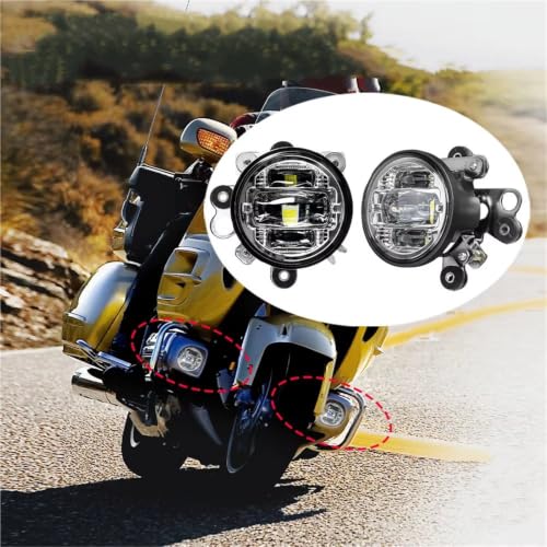 Phare de moto pour GL1800 Gold Wing 2002-2017 antibrouillard LED - 4