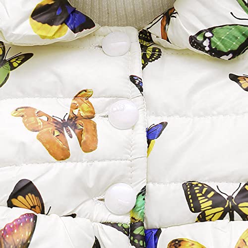 Cute Print Padded Coat Toddler Baby Girls Winter Warm Comfy Puffer Jackets Zip up Hooded Quilted Outwear Kids Winter Clothes3