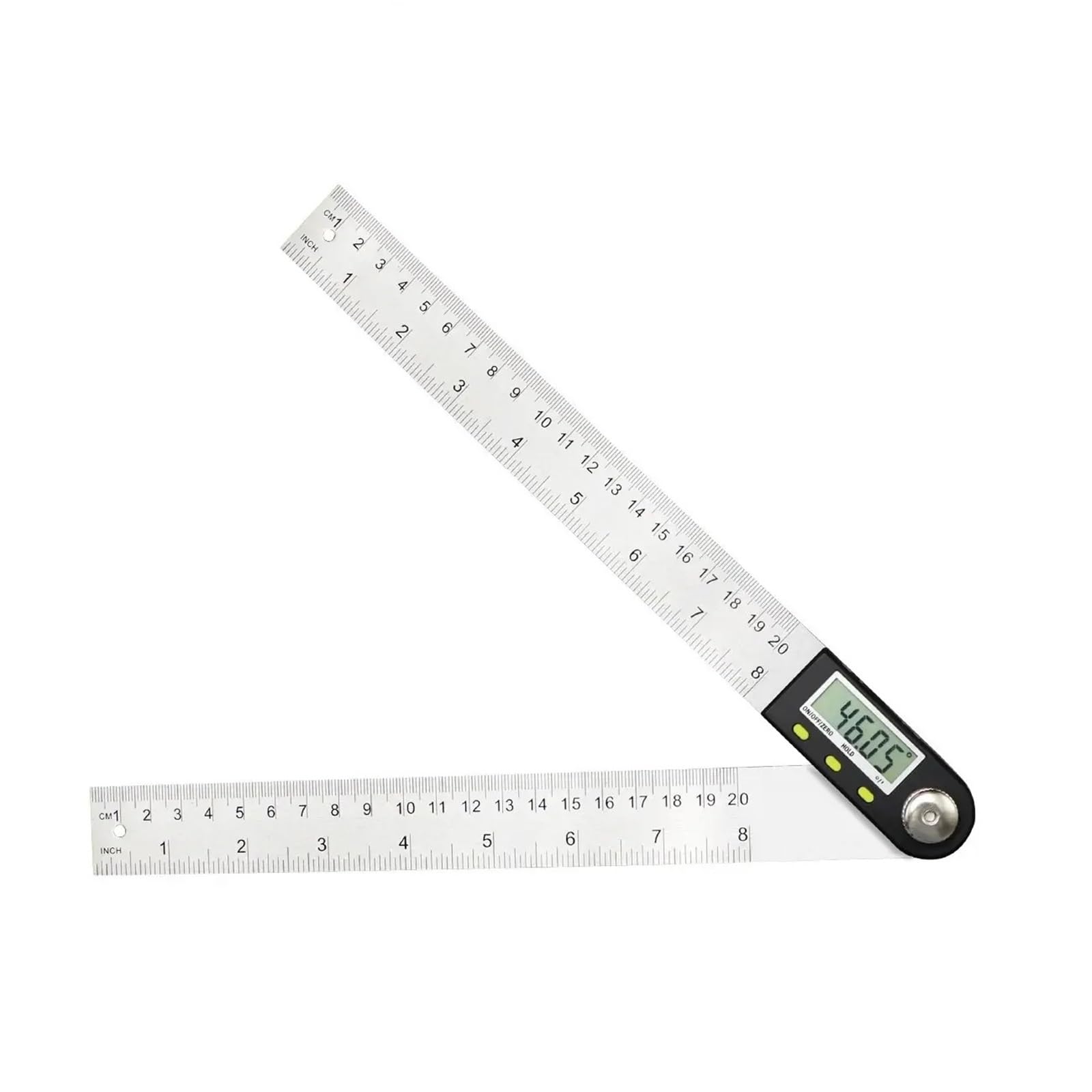 Rapporteur d'angle, Règle d'angle rapporteur numérique 0-200/300mm, goniomètre électronique, détecteur d'angle, jauge d'angle, outils de mesure(5322-300)