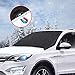 Produktbild mixigoo Frontscheibenabdeckung Auto Scheibenabdeckung Windschutzscheibe Magnet Faltbare Abnehmbare Auto Abdeckung für die Windschutzscheibe gegen Schnee, EIS, Frost, Staub und Sonne, 210 x 120cm
