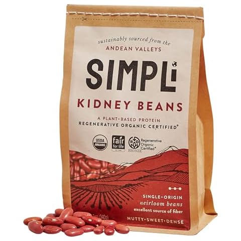 SIMPLi Organic Regenerative Kidney Beans 12 oz Cover