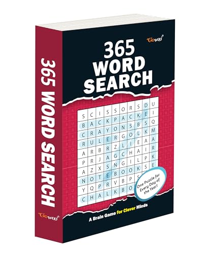 Image of 365 Word Search :- Word search puzzle book, 365 word search puzzle book, educational word search puzzle book, word hunt fun activity book, interactive wordserach activity book