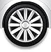 ZentimeX Z732378 Radkappen Radzierblenden universal 14 Zoll Silver