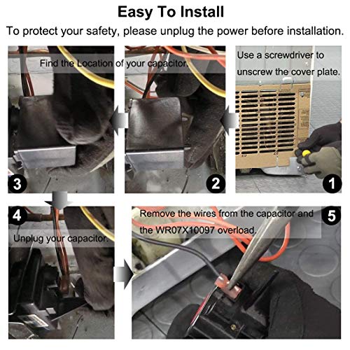 Ultra Durable Wr07X10097 Start Device 513604045 Relay And Overload Assembly Refrigerators Replaces 1265640 Ap4300623 Ps1766101 - Exact Fit For Ge Refrigerators #TOP5