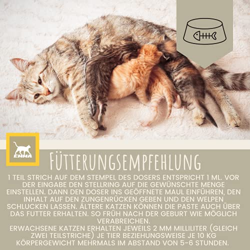 Vitaminpaste für Katzen EMMA Multivitamine für die Gesundheit von Katzen