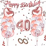 🎈 【Material premium】: Nuestras decoraciones de cumpleaños con globos utilizan material de aluminio premium, los globos son mucho más gruesos que otros. Este globo es autosellante, por lo que no es necesario atarlo con los dedos. Los globos son resistentes y duraderos, no tiene que preocuparse de que el globo explote después de inflarlo.