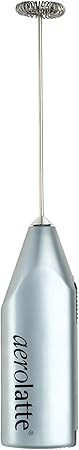 Aerolatte Steam-Free Milk Frother, Satin Finish, 18/8 Stainless Steel Whisk,