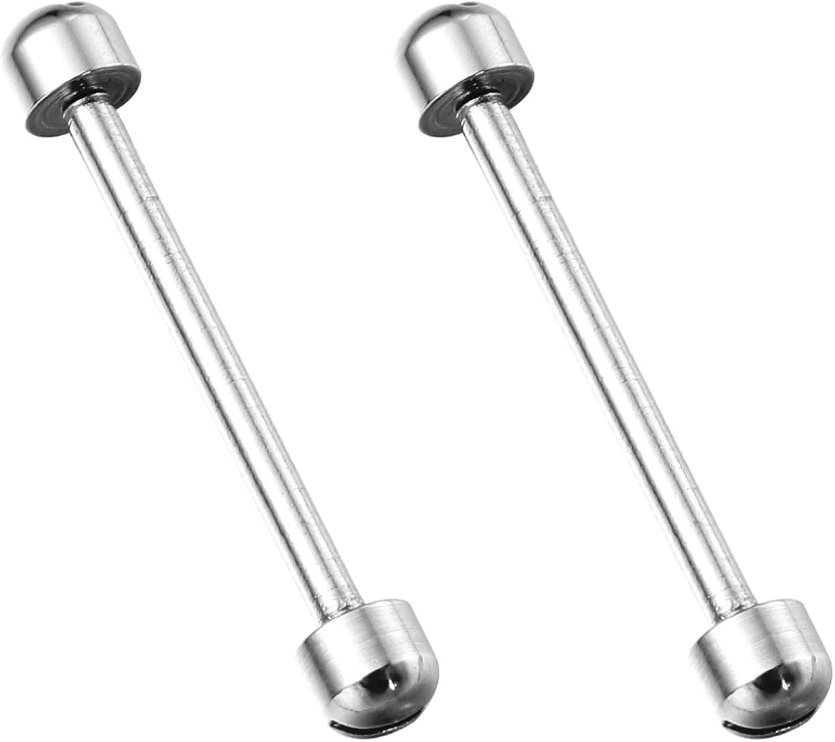 Mikikit Vista de Conexión de La Banda de Reloj: 2 Piezas de Tornillo de Tornillo de Reloj Varillas de Tubo de Reloj de Reloj de La Varilla de Enlace de La Varilla de Conexión del Kit de