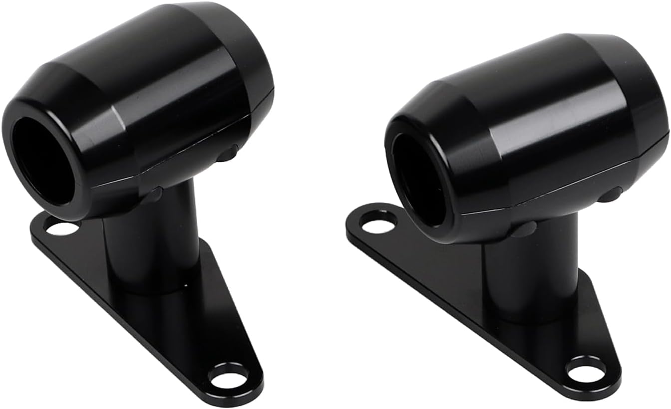 Black Aluminum 0-6" DNA Springer Front End Fender Tabs Set Mounts Fit for Harley & Choppers