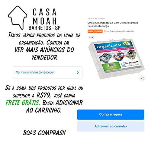 ORGANIZADOR PARA ARMARIO PEQUENO BRANCO