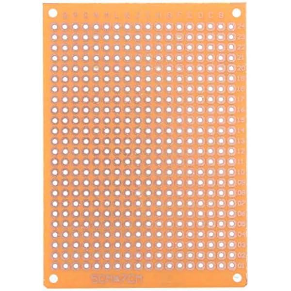 YWBL-WH 10 sztuk 5 × 7 cm Breadboard jednostronnie prototyp PCB uniwersalna płytka drukowana dla i DIY zestaw elektroniczny, sprzęt do montażu PCB i akcesoria
