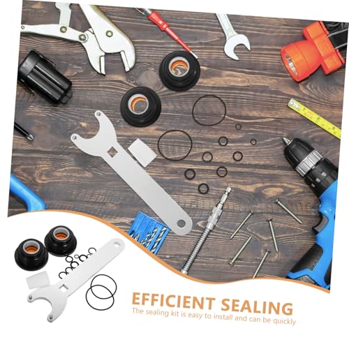 Kit de sellos resistente al desgaste de dirección hidráulica de aluminio frontal 7