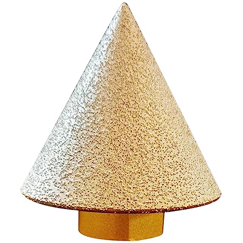 Diamond Beveling Chamfer Bit, 50mm Diamond Cone Tile Bit with M14 Thread, Diamond Finger Cutter for Tile Marble Ceramic Trimming Finishing Cleaning Enlarging Existing Holes(Gold)