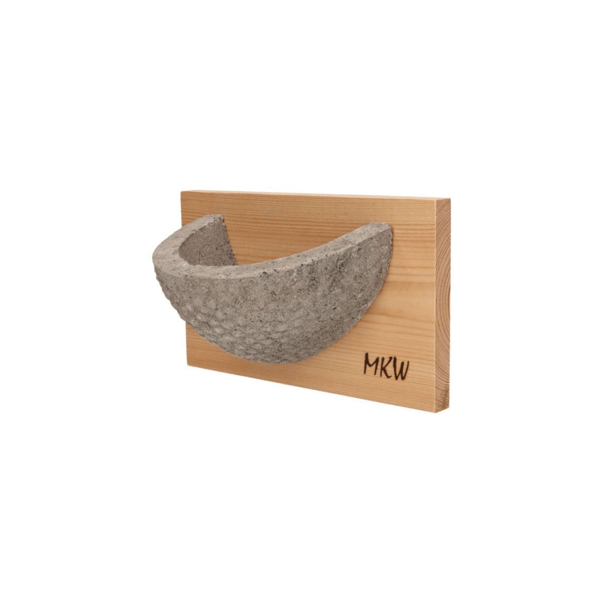 MKW - Nichoir Simple Hirondelle Rustique en béton de Bois