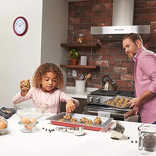 Vintage Wall Clock Retro Oval Wall Clocks Silent Non Ticking Quartz Battery Operated Easy To Read Decorative For Cafe Kitchen Living Room Bedroom Bathroom Decor By 13 Inch #TOP1