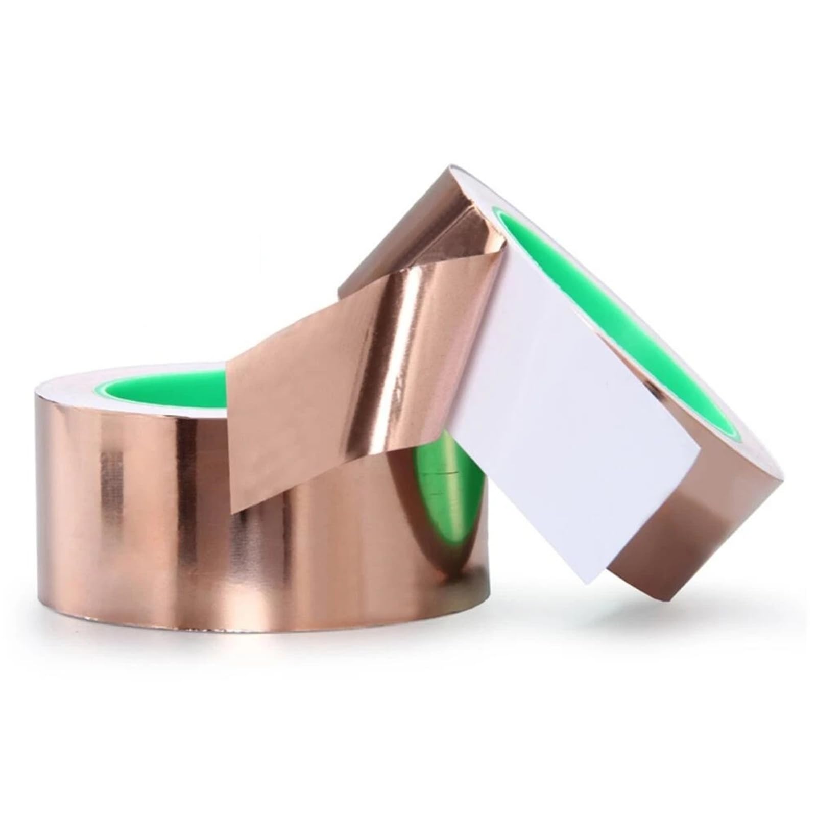Nastro conduttivo, foglio di rame, Nastro conduttivo in lamina di rame Doppia colla 0,06-10 mm 10 m Riparazione Schermatura Artigianato (0,06 mm - 5 mm)