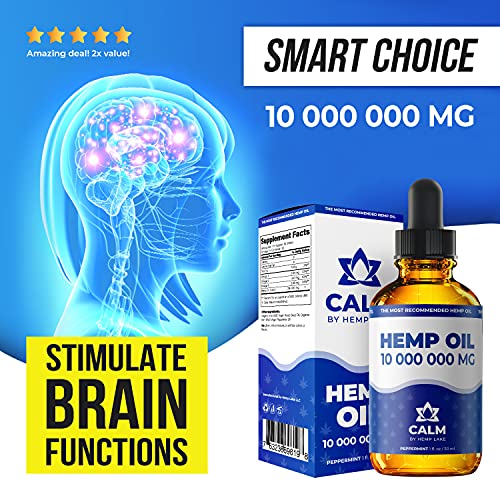 Hеmp Oil for Arthritis, Аnxiety Relief - Helps with Slееp, Stress, Hair Grown, Natural Peppermint Drops - Rich in Vitamins B, C, E & Omega 3, 6, 9 - Image 3