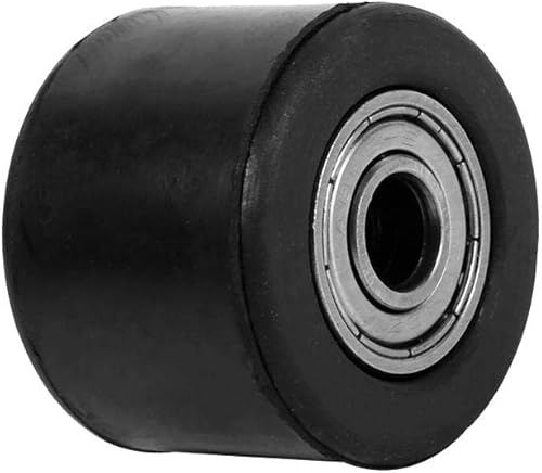 Rodillo de polea de cadena, tensor de rodillos de cadena de 0.315in, guía de rueda de polea negra para motrices, motocicletas, motocicletas,