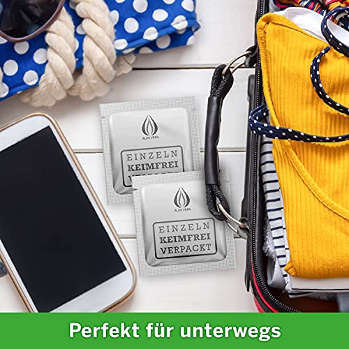 Ocuvers Wipes: Klinisch sterile Augen Lidhygiene Tücher mit Aloe Vera und Hyaluron gegen trockene, müde, juckende Augen, Blepharitis, Lidrandentzündung und zur Entfernung von Make Up