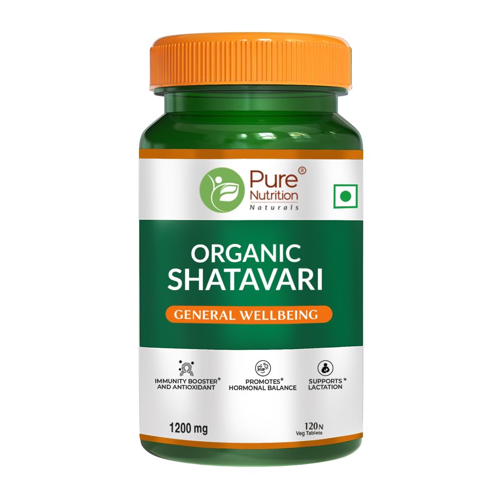 Pure Nutrition Organic Shatavari 120 Tablets | Ayurvedic Herbal Supplement for Women’s Hormone Balance & Wellness | Boosts Immunity, Supports Digestion & Overall Vitality (B0D7Q141B1) Amazon Price History, Amazon Price Tracker